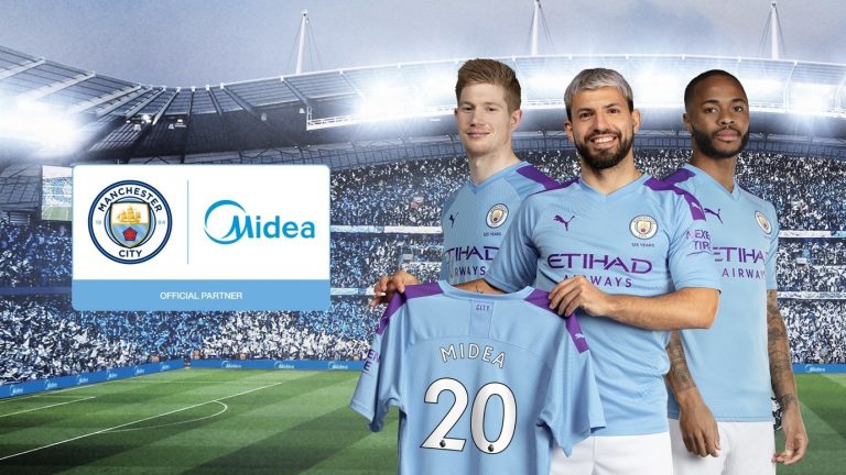 Manchester City annonce un nouveau partenaire, MIDEA