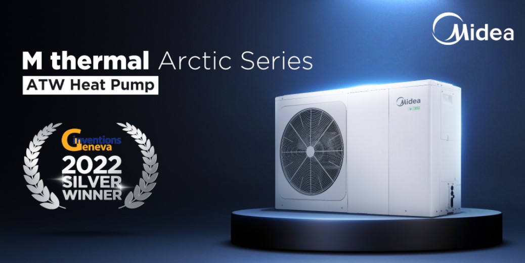 La pompe à chaleur ATW de la gamme Midea M Thermal Arctic a reçu la médaille d’argent 2022 du Salon international des inventions de Genève
